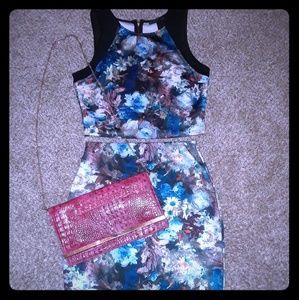 Crop top & pencil skirt